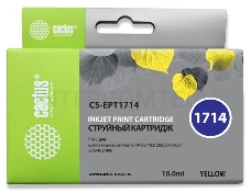 Картридж струйный Cactus CS-EPT1714 желтый для Epson Expression Home XP-33/103/203/207 (10ml)