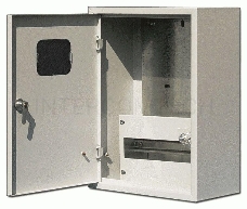 Корпус метал. учетный навес. 400х300х160 1-фазн. 12мод. DEKraft 30401DEK