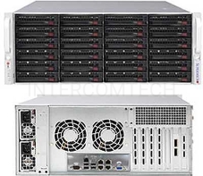 Платформа SuperMicro 6049P-E1CR24H noCPU(2)Scalable/TDP 70-205W/ no DIMM(16)/ 3108RAID HDD(24)LFF/ 2x10Gbe/ 5xFH/ 2x1200W