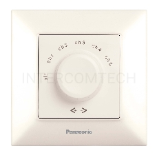Переключатель Panasonic Arkedia Slim скрыт. 1кл. IP20 бежевый (упак.:1шт) (WNTC05632BG-RU)