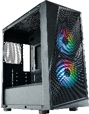 Корпус Cooler Master CMP 320 черный без БП mATX 1x80mm 1x92mm 2xUSB2.0 audio