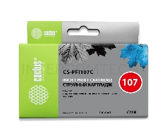 Картридж струйный Cactus CS-PFI107C синий (130мл) для Canon IP iPF670/iPF680/iPF685/iPF770/iPF780/iPF785/