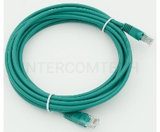 Сетевое оборудование  Patchcord molded 5E Copper 5m green