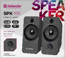 Акустическая система DEFENDER 2.0 SPK-190 BLACK 65190