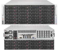 Платформа SuperMicro 6049P-E1CR36H noCPU(2)Scalable/TDP 70-205W/ no DIMM(16)/ 3108RAID HDD(36)LFF/ 2x10Gbe/ 5xFH/ 2x1200W