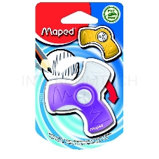 Ластик Maped Spin с цветным поворотным защитным футляром из пластика