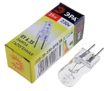 Лампа галогенная ЭРА GY6.35-JCD-35W-230V  (100/1000/35000)