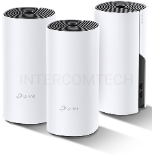 Бесшовный Mesh роутер TP-Link Deco P9 (3-Pack) AC1200 10/100/1000BASE-TX белый