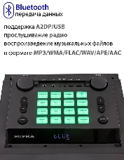 Минисистема Supra SMB-1200 черный 1200Вт FM USB BT SD