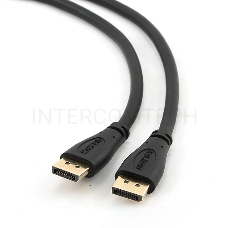 Кабель DisplayPort Gembird, 1.8м, 20M/20M, черный, экран, пакет CC-DP-6