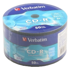 Диск CD-R Verbatim 700 Mb, 52x, Shrink (50), DataLife (50/600)