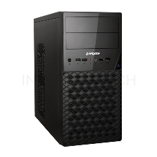 Корпус Exegate EX278425RUS Minitower Exegate QA-413U Black, mATX, <XP350, Black, 120mm>, 3*USB+1*USB3.0, Audio