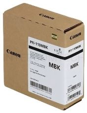 Картридж струйный Canon PFI-110 MBK 2363C001 черный матовый (160мл) для Canon TX-2000/TX-3000/TX-4000