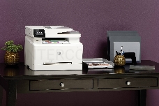 МФУ лазерный HP Color LaserJet Pro M283fdn (7KW74A),  (цветной, A4, принте/копир/сканер/факс, 600dpi, 21ppm, 256+256Mb, ADF50, Duplex, Lan, USB)