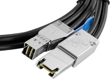 Кабель LSI CBL-SFF8644-8088-20M  (LSI00337) длина 2м,наконечники: SFF8644(контроллер)-SFF8088(внеш.устройство)