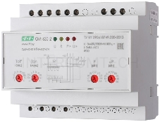 Ограничитель мощности ОМ-630-2 работа с приоритетной и неприоритетной нагрузками встроен. счетчик числа отключений монтаж на DIN-рейке 35мм 3х400/230+N 2х8А 2х1Р F&F EA03.001.009