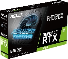 Видеокарта ASUS PH-RTX3060-12G-V2 LHR //RTX3060 HDMI*1 DP*3 12G D6; 90YV0GB4-M0NA10