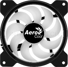 Вентилятор Aerocool Saturn 12F 120x120mm 4-pin (Molex)20dB 140gr LED Ret