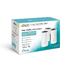 Бесшовный Mesh роутер TP-Link Deco P9 (3-Pack) AC1200 10/100/1000BASE-TX белый