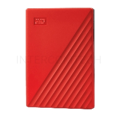 Внешний жесткий диск WD Original USB 3.0 4Tb WDBPKJ0040BRD-WESN My Passport 2.5 красный