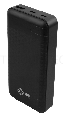 Мобильный аккумулятор Cactus CS-PBFSET-20000 Li-Pol 20000mAh 2.1A+2.1A черный 2xUSB материал пластик