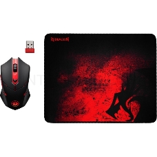 Мышка DEFENDER USB OPTICAL WRL +PAD REDRAGON M601WL 78227
