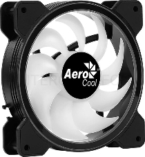 Вентилятор Aerocool Saturn 12F 120x120mm 4-pin (Molex)20dB 140gr LED Ret