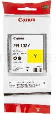 Картридж струйный Canon PFI-102Y (0898B001) желтый, 130 мл., для imagePROGRAF iPF605, iPF610., iPF650, iPF655, iPF710, iPF750, iPF755, LP17, iPF510