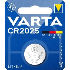 Батарейка Varta ELECTRONICS CR2025 BL1 Lithium 3V (6025) (1/10/100)