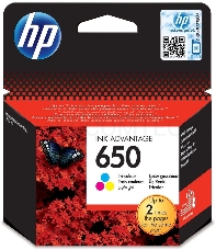 Картридж струйный HP 650 CZ102AE многоцветный для HP DJ IA 2515/2516 (200стр.)