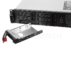 Серверный корпус Exegate Pro 2U660-HS06 <RM 19,  высота 2U, глубина 660, без БП, 6xHotSwap, USB>