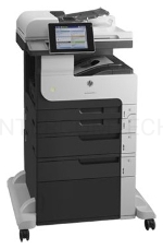 МФУ HP LaserJet Enterprise MFP M725f, лазерный принтер/сканер/копир/факс A3, 40ppm, 1200dpi, 1024Mb, 320Gb HDD, 5 trays 100+250+250+500+500, Cabinet, ADF100, Duplex, USB/LAN/FIH, Color LCD20i, 1y warr, repl. Q7830A M5035x, Q7831A M5035xs)