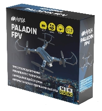 Квадрокоптер Hiper HQC-0031 Paladin FPV 480р WiFi ПДУ черный/серый