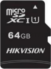 Флеш карта microSDHC 64GB Hikvision HS-TF-C1(STD)/64G/ZAZ01X00/OD <HS-TF-C1(STD)/64G/ZAZ01X00/OD>  (без SD адаптера) R/W Speed 92/30MB/s , V30