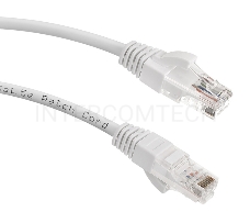 Кабель Патч-корд Lanmaster LAN-PC45/U5E-5.0-WH вилка RJ-45-вилка RJ-45 кат.5е 5м белый LSZH (уп.:1шт)