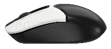 Мышь A4Tech Fstyler FG12S Panda белый/черный оптическая (1200dpi) silent беспроводная USB (3but)