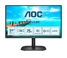 Монитор 23.8 AOC Value Line 24B2XDAM/01 черный VA LED 16:9 DVI HDMI M/M матовая 250cd 178гр/178гр 1920x1080 D-Sub FHD 2.7кг