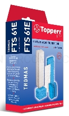 Фильтры комплект Topperr д/пылесосов Thomas Twin,Twin TT, Genios,Synto 1132 FTS 61E