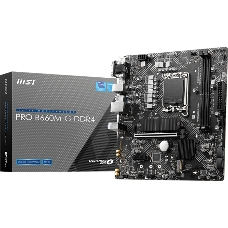 Материнская плата MSI PRO B660M-G DDR4 Soc-1700 Intel B660 2xDDR4 mATX AC`97 8ch(7.1) 2.5Gg+VGA+HDMI+DP