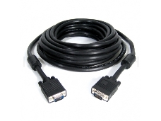 Кабель Gembird/Cablexpert CC-PPVGA-20M-B, Кабель VGA Premium , 15M/15M, 20м, черный, тройной экран,феррит.кольца