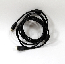 Кабель HDMI-19M --- HDMI-19M ver 2.0+3D/Ethernet,2 фильтра 3m Telecom <TCG200F-3M>