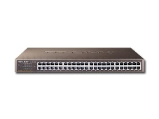 Коммутатор TP-Link SMB  TL-SF1048 48-port 10/100M Switch, 48 10/100M RJ45 ports, 1U 19-inch rack-mountable steel case
