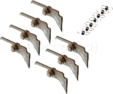 Сепаратор тефлонового вала с пружиной AE04-4099 для RICOH Aficio MP4000/MP5000/MP4000B/MP5000B (CET), CET6181