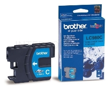 Картридж струйный Brother LC980C голубой для Brother DCP-145C/165C/MFC-250C (260стр.)