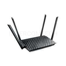 Маршрутизатор беспроводной Asus RT-AC1200 10/100BASE-TX черный (Dual Band)