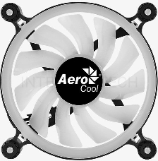 Вентилятор Aerocool Spectro 12 120x120mm 4-pin (Molex)20dB 140gr LED Ret