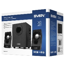 Акустическая система 2.1 SVEN MS-85 / 10 Watt / ~220V 50Hz / Black