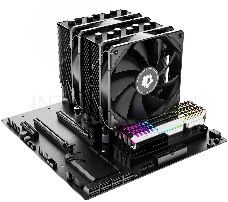 Кулер ID-COOLING SE-207-XT ADVANCED LGA20XX/1700/1200/115X/AM4 (8шт/кор, TDP 280W, PWM, черный, 7 тепл.трубок + медная база, 2 x FAN 120mm) RET