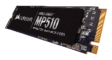 Накопитель SSD M.2 2280 960GB Corsair MP510 Client SSD CSSD-F960GBMP510B PCIe Gen3x4 with NVMe, 3480/3000, IOPS 280/700K, MTBF 1.8M, 3D TLC, 720TBW, 0.41DWPD, Heatsink, RTL
