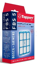 Фильтр Topperr д/пылесоса BOSCH, SIEMENS (00095771, 00618907) 1140 FBS 5